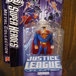 2007 DC Super Heros Metal Collection Super Man Action Figure NOS Rare Condition: